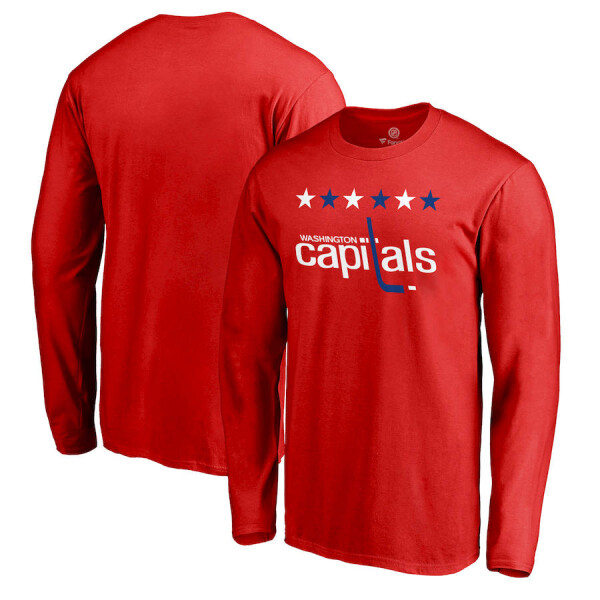 Fanatics Dětské Tričko Washington Capitals Team Alternate Long Sleeve Velikost: Dětské XL (14 - 16 let)