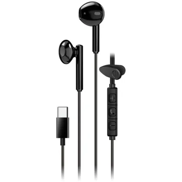 GENIUS sluchátka HS-M366 černá / s mikrofonem / USB-C / kabel 1.2 m (31710033400)
