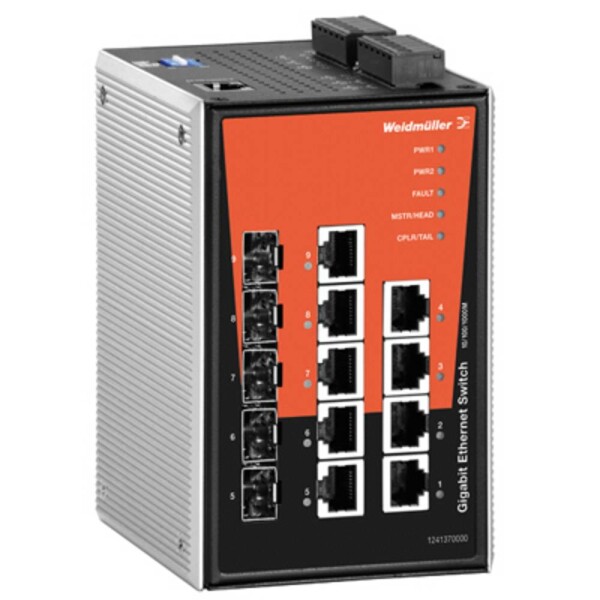 Weidmüller 1241370000 IE-SW-PL09M-5GC-4GT průmyslový ethernetový switch