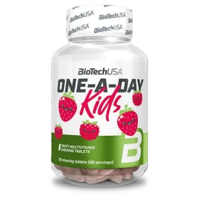 BioTech One-A-Day Kids 90 tbl strawberry raspberry (17533)