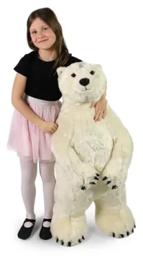 RAPPA Plyšový medvěd lední 100 cm