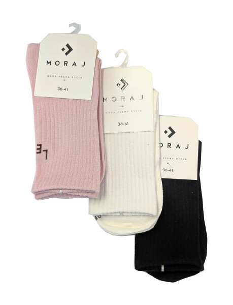 Moraj ponožky CSL200-134 35-41 mix barev-mix designu 35-38