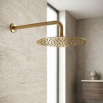 REA - Kulatá dešťová sprcha JS-P014BG 30cm Brush Gold REA-P8604