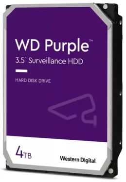 WD Purple 4TB / HDD / 3.5" SATA III / 5 400 rpm / 256MB cache / 3y (WD42PURZ)