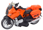 Mamido Sportovní motocykl s třecím pohonem 3 vzory žlutý oranžový bílý