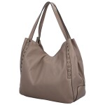 Trendy kožená dámská kabelka Bianca, taupe
