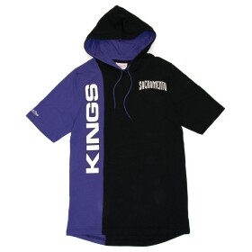 Mitchell & Ness Pánská mikina Sacramento Kings NBA Split Short Sleeve Hoodie Velikost: S