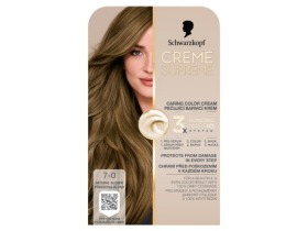 Schwarzkopf Creme Supreme Pečující barvicí krém 7-0 přirozená blond