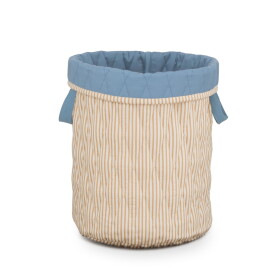 Cam Cam ApS Prošívaný úložný koš s uchy Oatfield, žlutá barva, textil