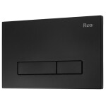 REA - Ovládací tlačítko k podomítkovým systémům WC HD K011A-Q and Slim 024N Black REA-E0633