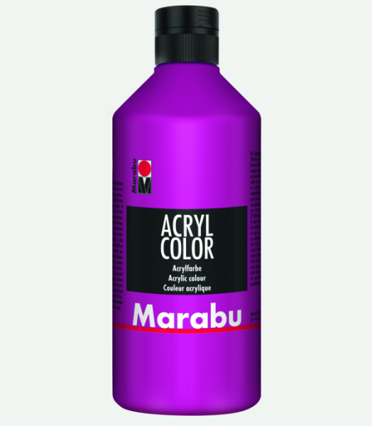 Akrylová barva Marabu Acryl Color 500 ml - magenta 014
