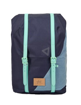 Ergonomický školní Frii of Norway 30L Neon Blue denim