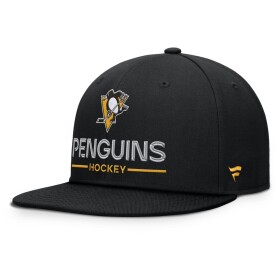 Fanatics Pánská kšiltovka Pittsburgh Penguins NHL Authentic Pro A/Cap Flat Brim Square Visor Structured Adjustable