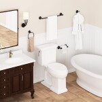 REA - Koupelnový věšák Black 332867A REA-06922