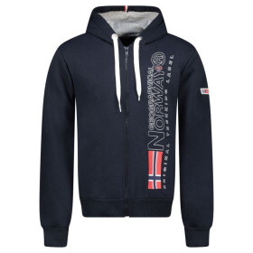 Pánská mikina Fogora DB 100 WZ3065H/GN Tmavě modrá s potiskem - Geographical Norway tmavě modrá - vzor 2XL