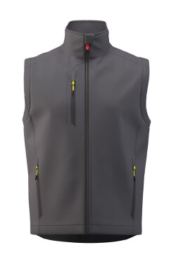 Pánská zateplená softshellová vesta Payper CREEK PAD Barva: Antracit/ Černá, Velikost: S (S00770048913044S)