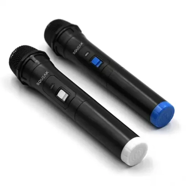 VocalDuo 2,4G černá / Karaoke mikrofon / sada 2 ks / bezdrátový / dosah 30 m (SQ1007)