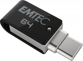 EMTEC T263C Mobile Go 64GB / Flash Disk / USB-A 3.0 USB-C 3.0 / R: 180MBs / W: 15MBs (ECMMD64GT263C)