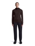 ICEBREAKER Wmns Merino 260 Quantum IV LS Zip Hood, Bittersweet velikost: M