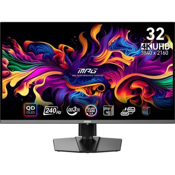 31.5" MSI MPG 321URX QD-OLED černá / 3840 x 2160 / QD-OLED / 16:9 / 0.03ms / 1.5M:1 / 250cd-m2 / HDMI + DP / VESA (MPG 321URX QD-OLED)