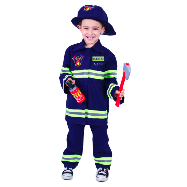 Dětský kostým hasič s českým potiskem, vel. L, e-obal