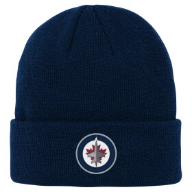 Outerstuff Dětská zimní čepice Winnipeg Jets NHL Cuffed Knit