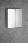 Bruckner - NEON koupelnová galerka, oboustranné zrcadlo, 600x665, bílá 501.200.0
