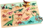 DJECO Dřevěná vkládačka Dino