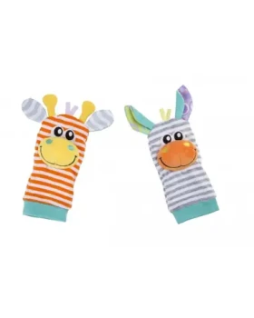 Playgro Chrastící ponožky a náramky pastelové