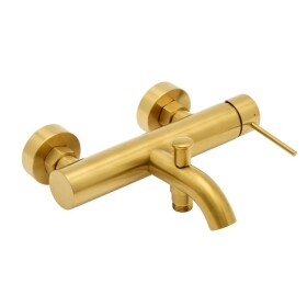Vanová baterie SAT Aurum bez sprchového setu 150 mm broušená zlatá SATBAUR222BG SATBAUR222BG