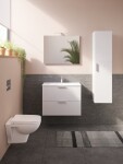 Koupelnová skříňka vysoká VitrA Mia 35x35x145 cm bílá lesk MIAV35B MIAV35B
