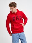 Červená pánská mikina GAP Hoodie Logo