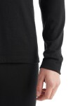 Pánské merino triko dlouhý rukáv ICEBREAKER Mens 200 Oasis LS Crewe, Black velikost: S