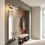 Koupelnové nástěnné LED svítidlo SWE025-1W 42cm Black OSW-20124