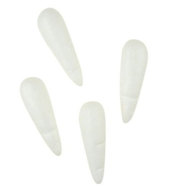 Dílky z polystyrenu - mrkve 8 cm (4 ks)