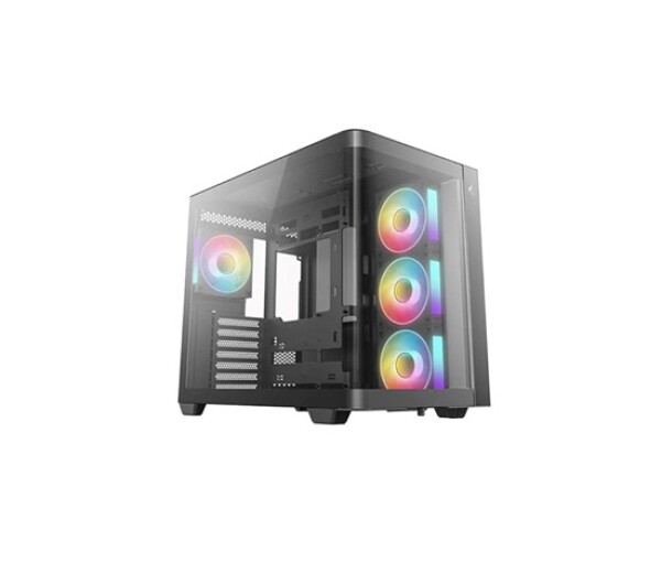 DEEPCOOL Case CG530U 4F, ATX, Průhledná bočnice, 4x120mm ARGB Fan, černá EDF_1808122