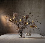 STAR TRADING Světelný řetěz Shimmer, béžová barva