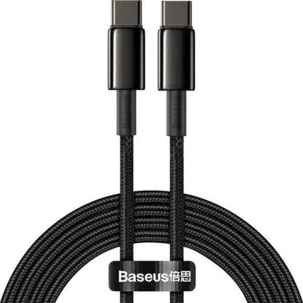 Baseus CATWJ-A01 Kabel USB-C (M) - USB-C (M) 2 m černá / 100W (CATWJ-A01)