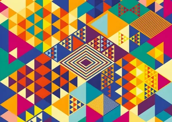 YAZZ Puzzle Geometrický vzor