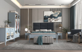 ARTEN (NANO Systems s.r.o.) Manželská buková postel TALO-TA2 (Šedá) ROZMĚR: 180 x 200 cm