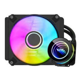 DarkFlash DX120 V2.6 ARGB černá / AiO chladič CPU / 1x 120 mm / ARGB podsvícení / 800-1800 RPM / 32 dB / Intel + AMD (DX120 V2.6 BLACK)