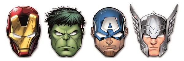 Avengers maska 6ks Avengers maska 6ks