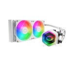 Cooler Master vodní chladič MasterLiquid 240 Core II, 2x240mm, LGA1851, AM5, bílá EDF_1566480