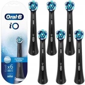 Oral-B iO Ultimate Clean černá 6 ks / Náhradní hlavice (8700216194693)