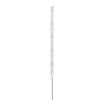 Plastový sloupek pro elektrický ohradník, délka 70 cm, 5 oček, bílá