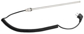 AQUALINE - Elektrická topná tyč bez termostatu, kroucený kabel/černá, 300 W LT90300B