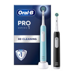 Oral-B Pro Series 1 Duo / Elektrický zubní kartáček / oscilační / 3 režimy / časovač / senzor tlaku (ORB1PRO)