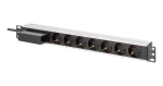 Digitus / PDU / 19" 1U / 7x zásuvka / 4000W / 16A (DN-95439)