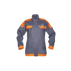 Montérková bunda COOL TREND H9132 dámská šedo-oranžová 64-66/5XL šedo-oranžová