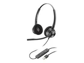 Poly EncorePro 310 černá / Náhlavní souprava / mikrofon / dvě sluchátka / USB-A (767G1AA)